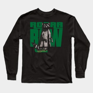 Rooar Raw Racoon Shirt Long Sleeve T-Shirt